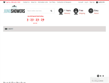 Tablet Screenshot of junoshowers.com